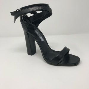 PRADA Leather sandals with double straps US 7